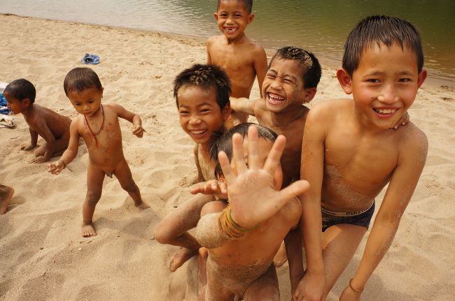 sourires d'enfants