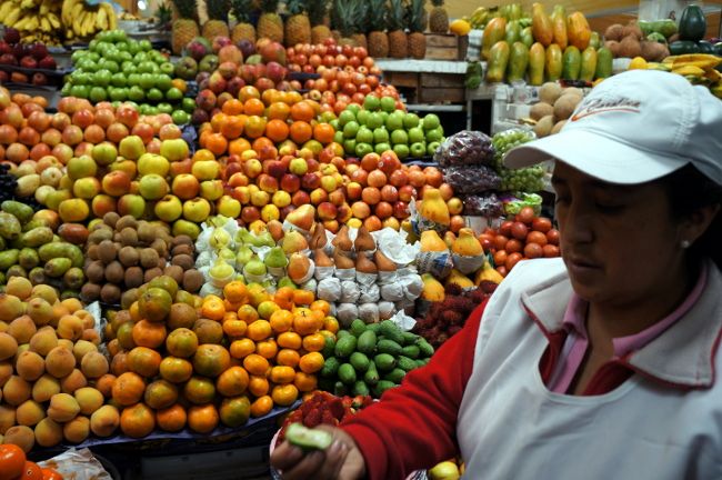 market in Quito
