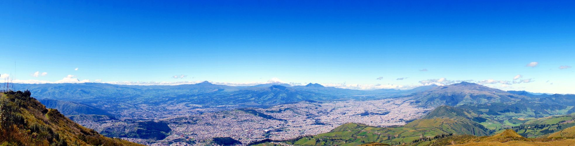 Vue sur Quito depuis le teleferiQo