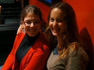 On a passé une chouette soirée sur le bateau avec Lucie ;) lucie fabienne