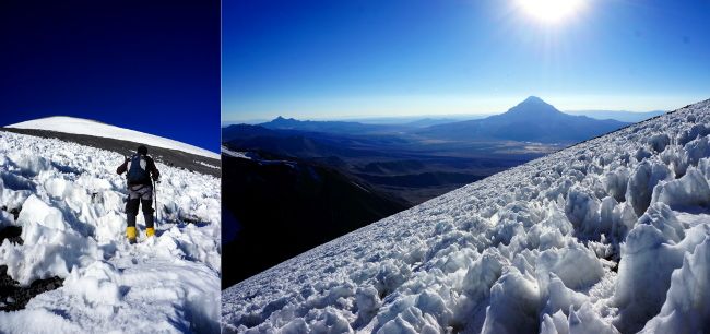 ice on parinacota