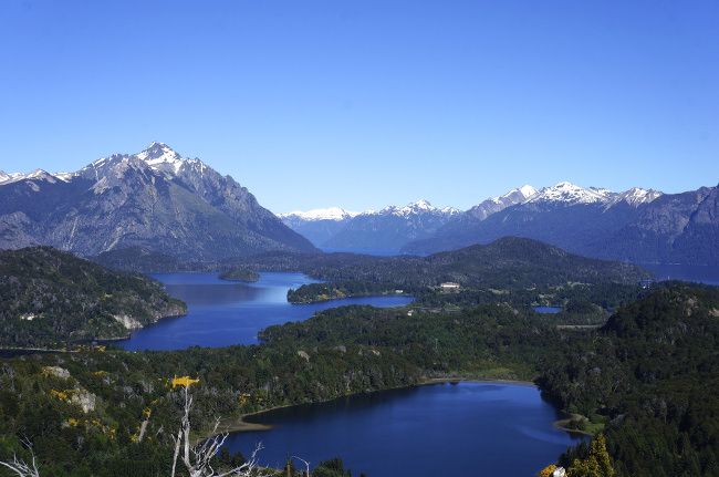 view on bariloche, patagonia