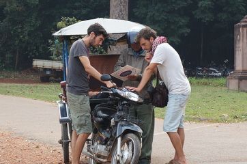 tuktuk aux temples d'Angkor