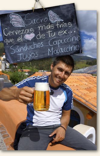 slogan d'enfer! biere en equateur