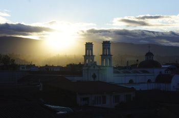 sunset, Latacunga