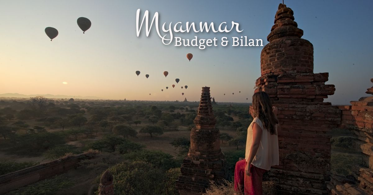 Lever de soleil birman bagan au lever du soleil