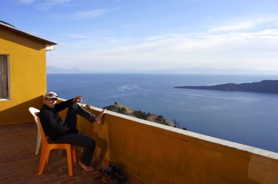la vie est dure... hotel lac titicaca