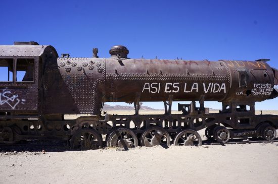 train en bolivie