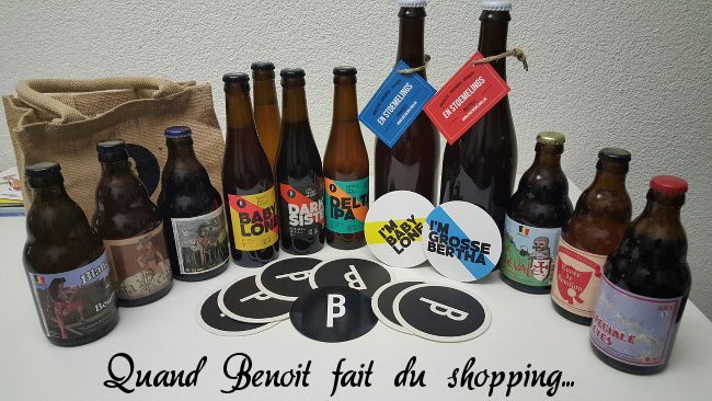 bieres achetées en souvenir