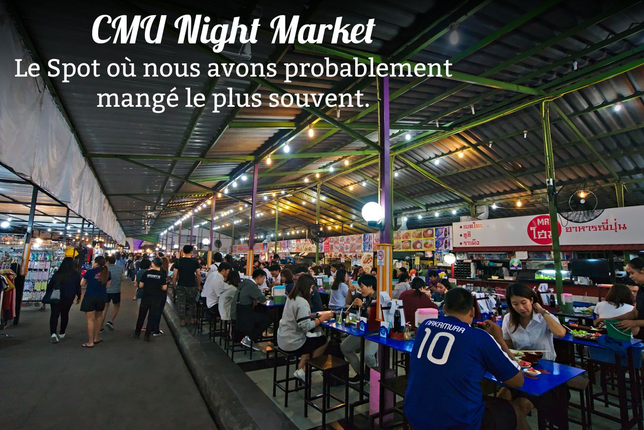 marché des étudiants de chiang mai CMU night market