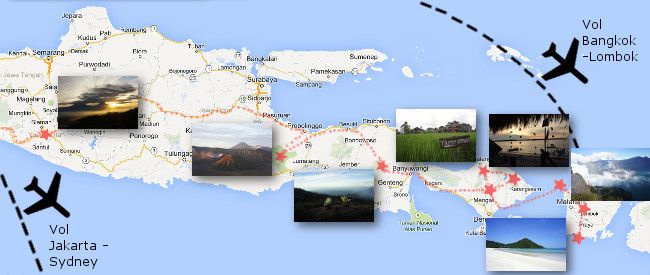 itineraire en indonesie