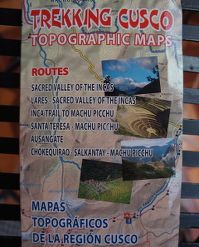 cusco trekking map
