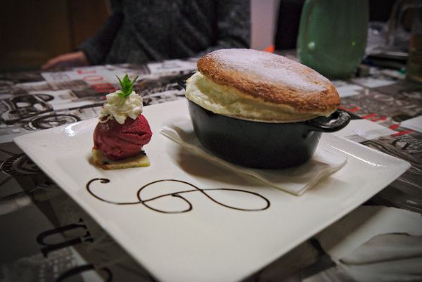 dessert en cabane à Antheme