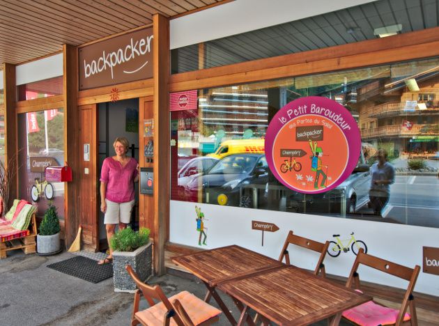 une super auberge de jeunesse Petit Baroudeur, le backpacker à Champéry