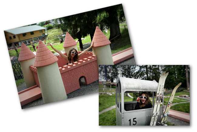 au minigolf chateau de gryon