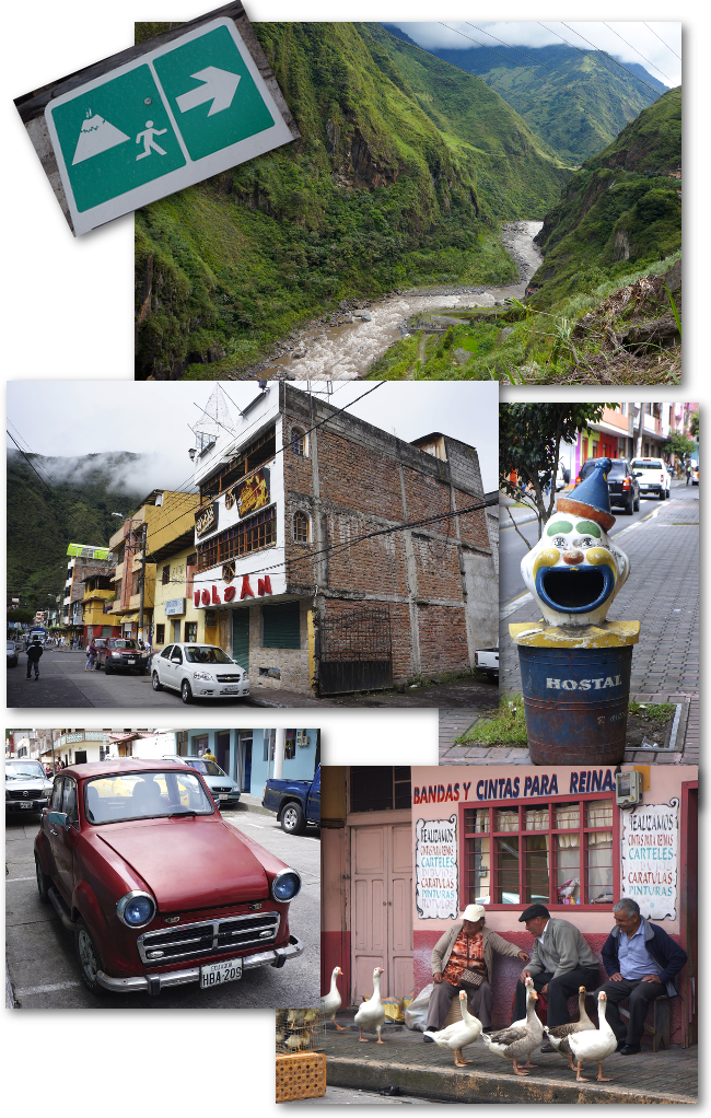 banos village in ecuador