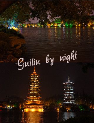 Guilin vue de nuit