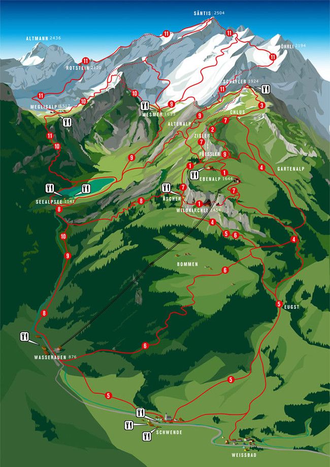 carte seealpsee aescher