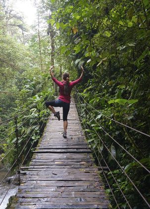 pont en bois, Mindo