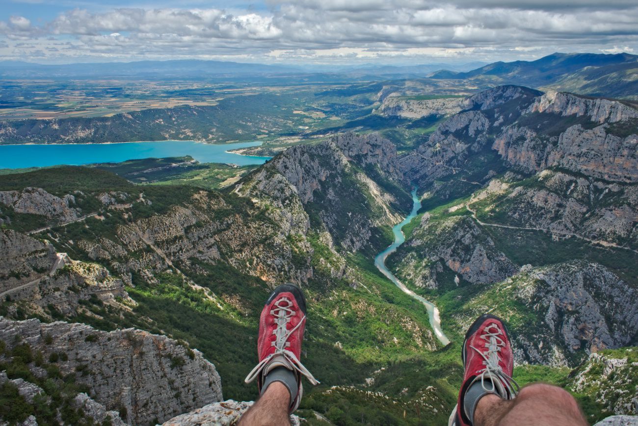 Gorges du Verdon depuis le grand Margès