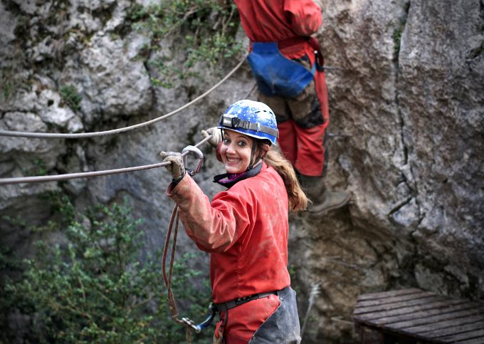 via ferrata et spéléologie