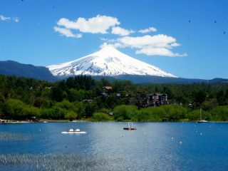 panorama de fou! volcan villarrica
