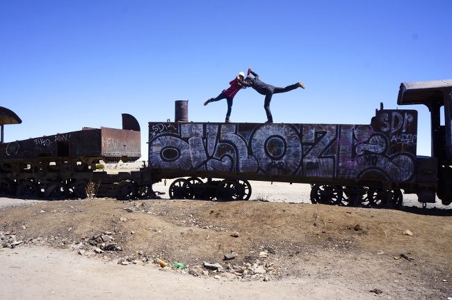 old train in uyuni