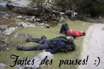 pause en randonnée