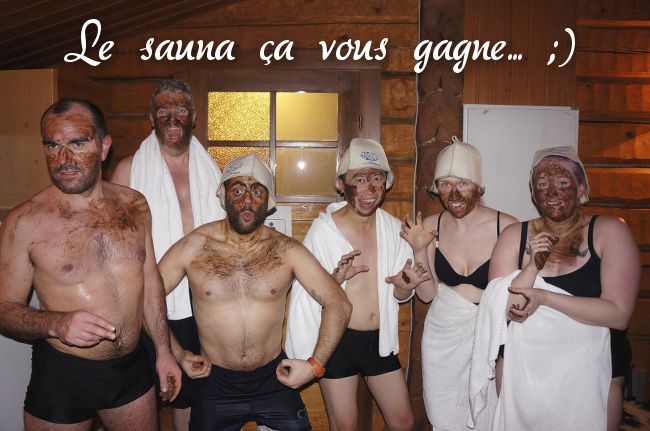 entre amis au sauna