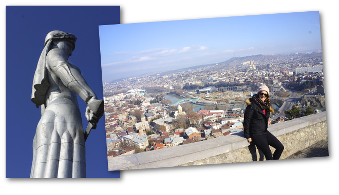 vue sur la capitale géorgienne