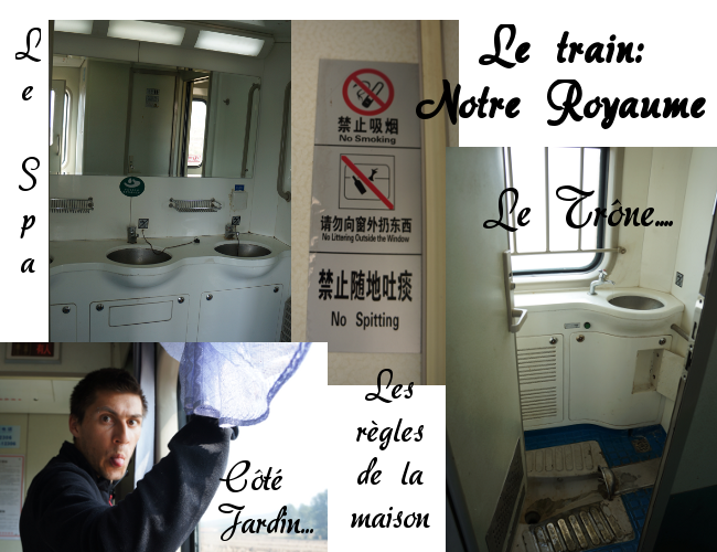 dans les trains chinois