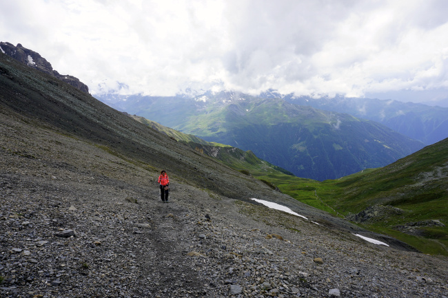 in the scree, pas de Lona