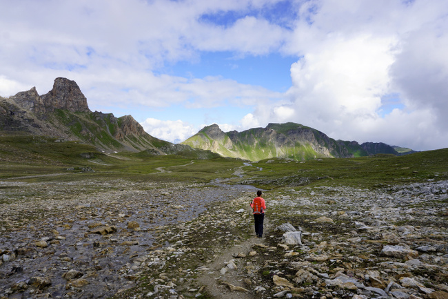 paysages lunaire dans les alpes suisses