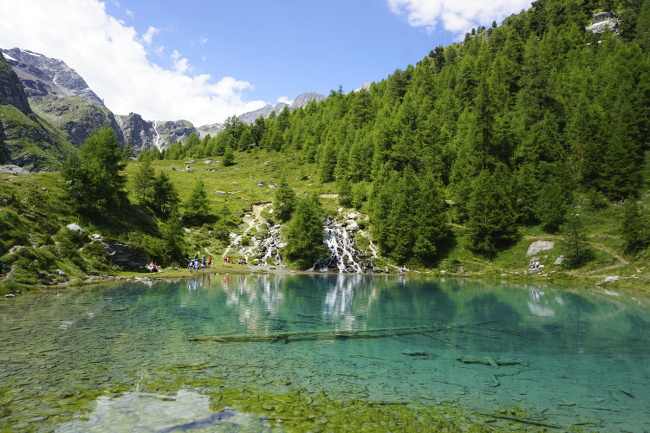 lac bleu close to Arolla