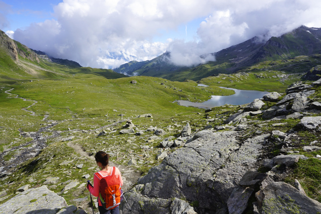 lac de montagne suisse lac louché, val d'Hérens