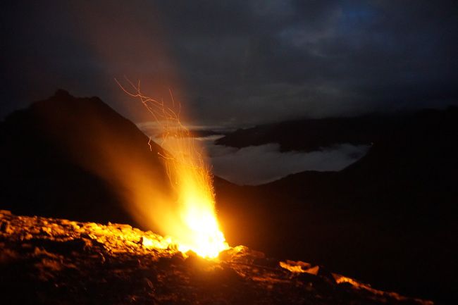 feu du 1er août en montagne