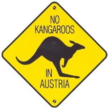 no kangaroos in Austria