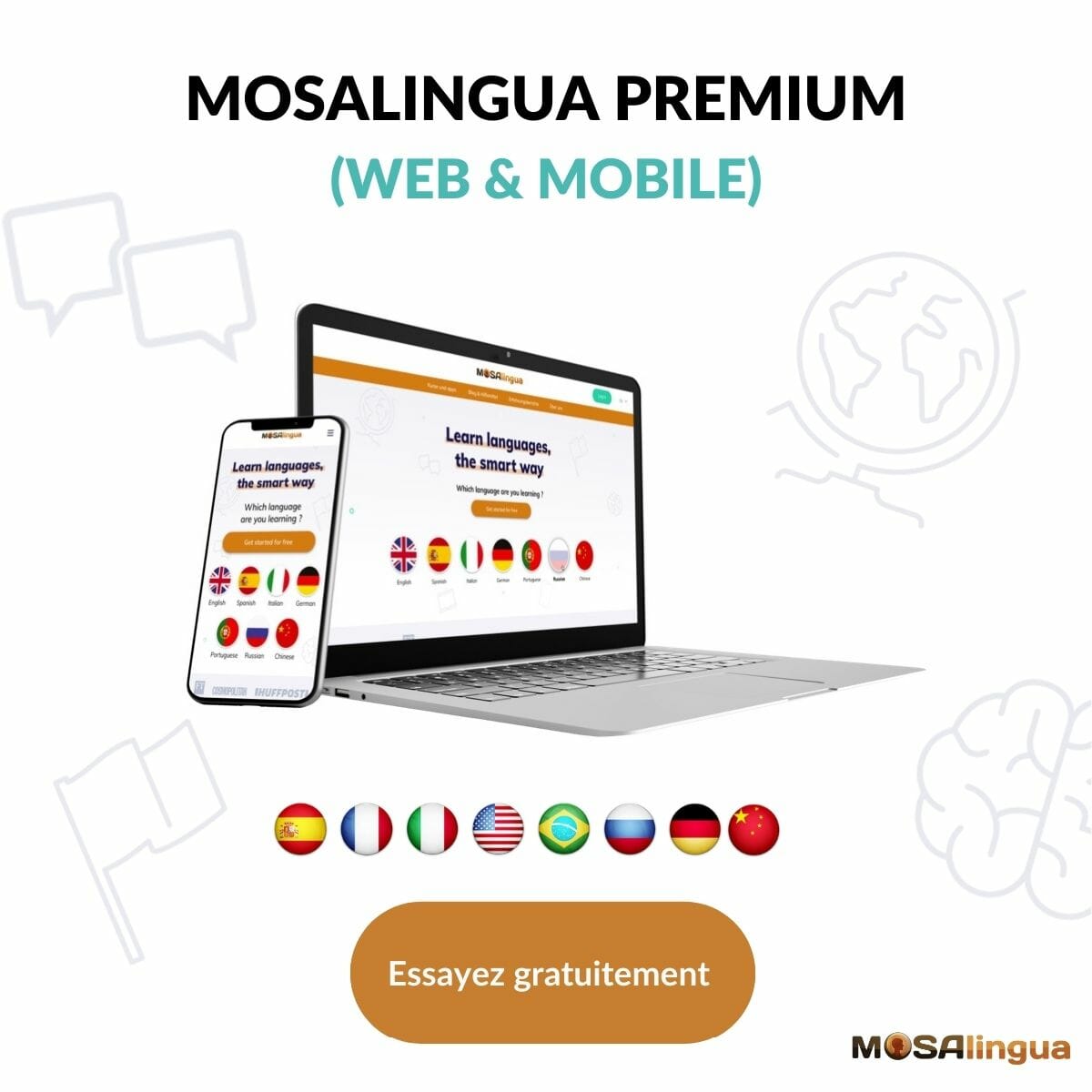 Apprendre des langues avec Mosalingua