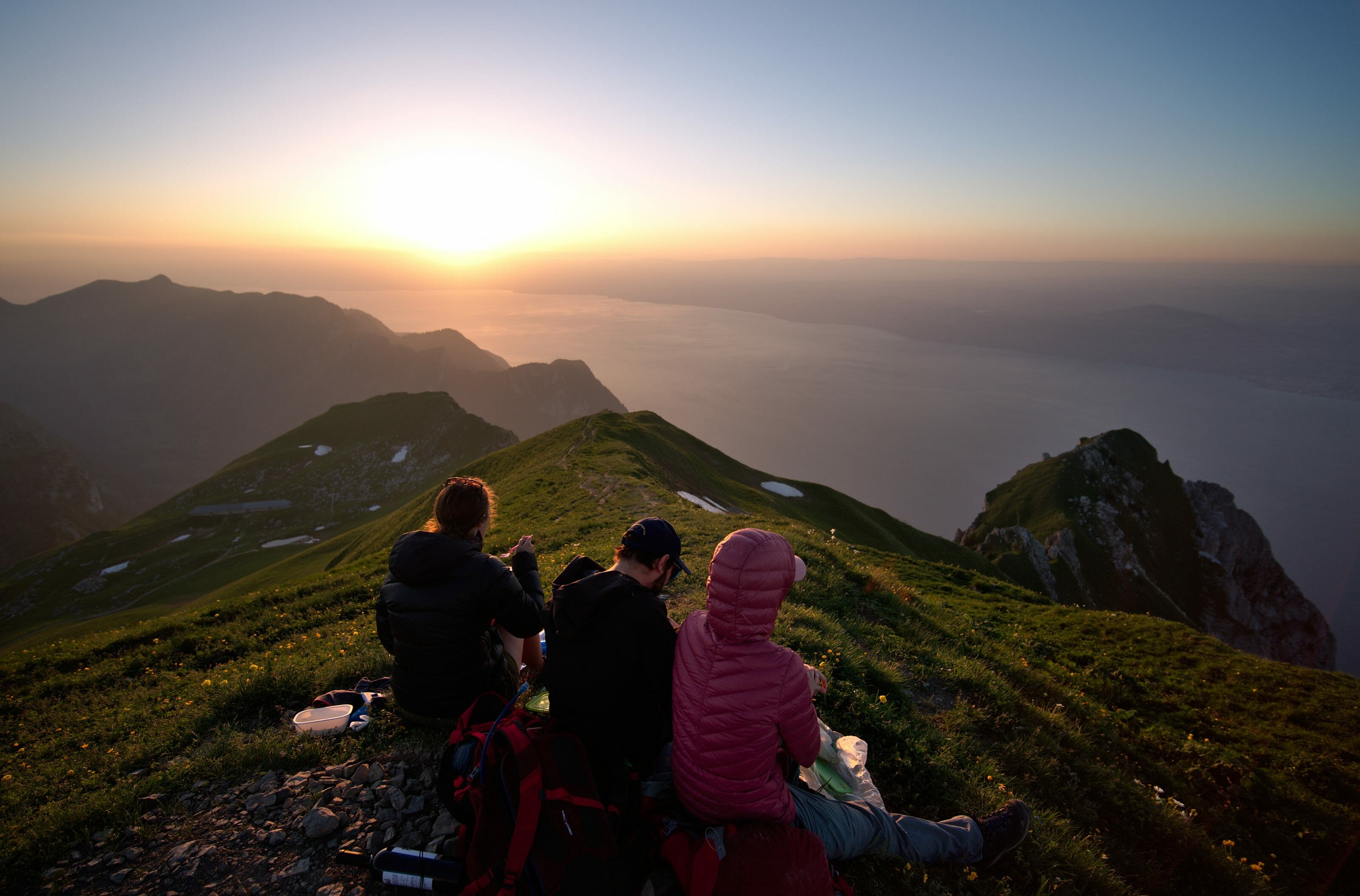 Grammont coucher de soleil