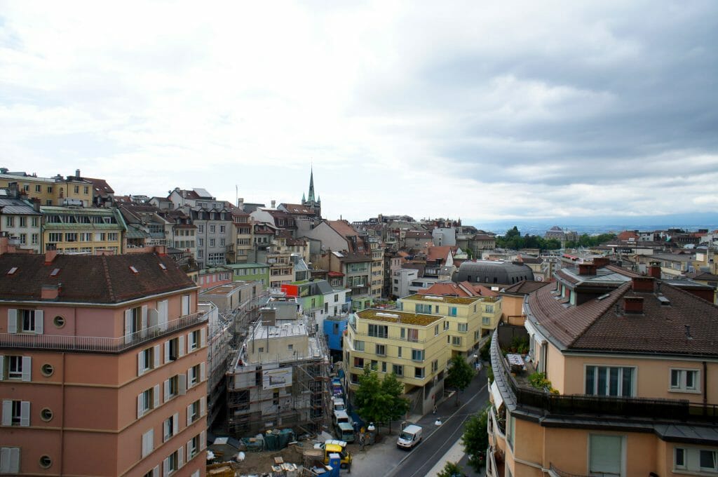 vue sur lausanne