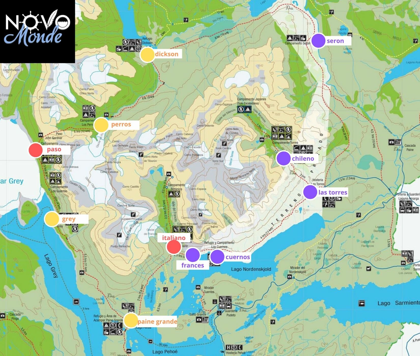 logements torres del paine