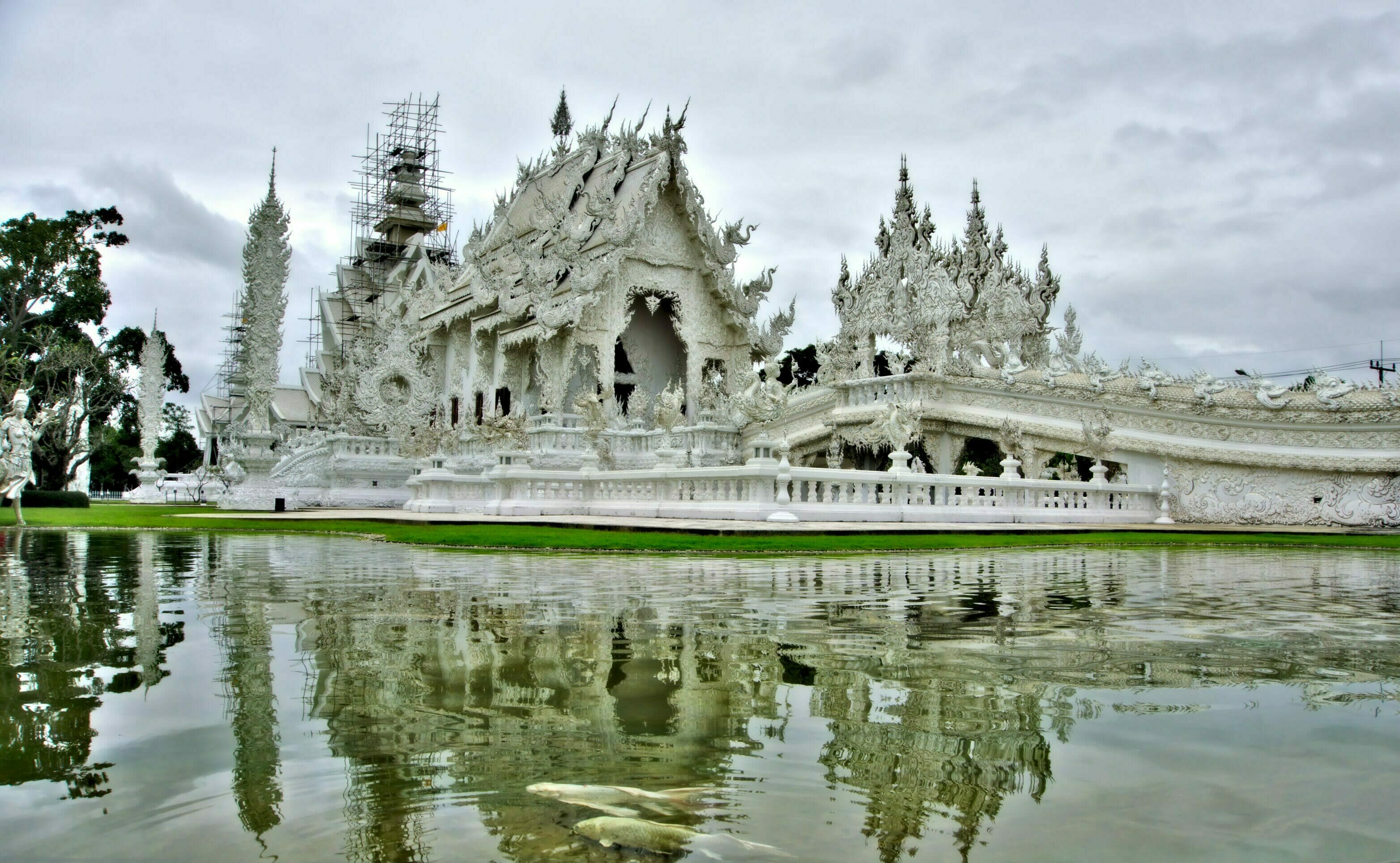 Le temple blanc ou White Temple à Chiang Rai