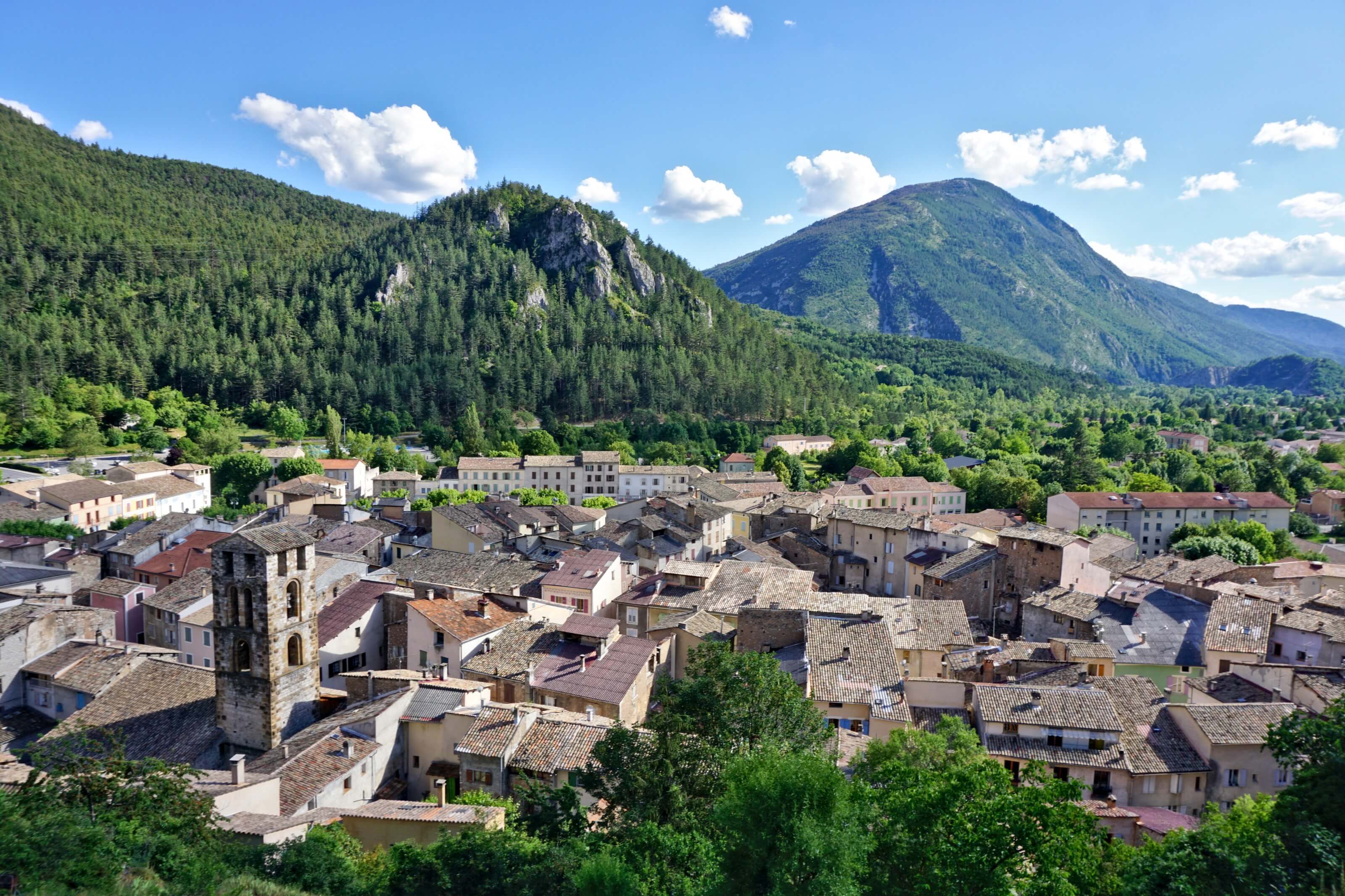 Castellane, sud de la France