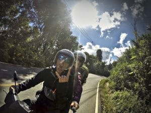 backpacker insurance while driving a motorbike