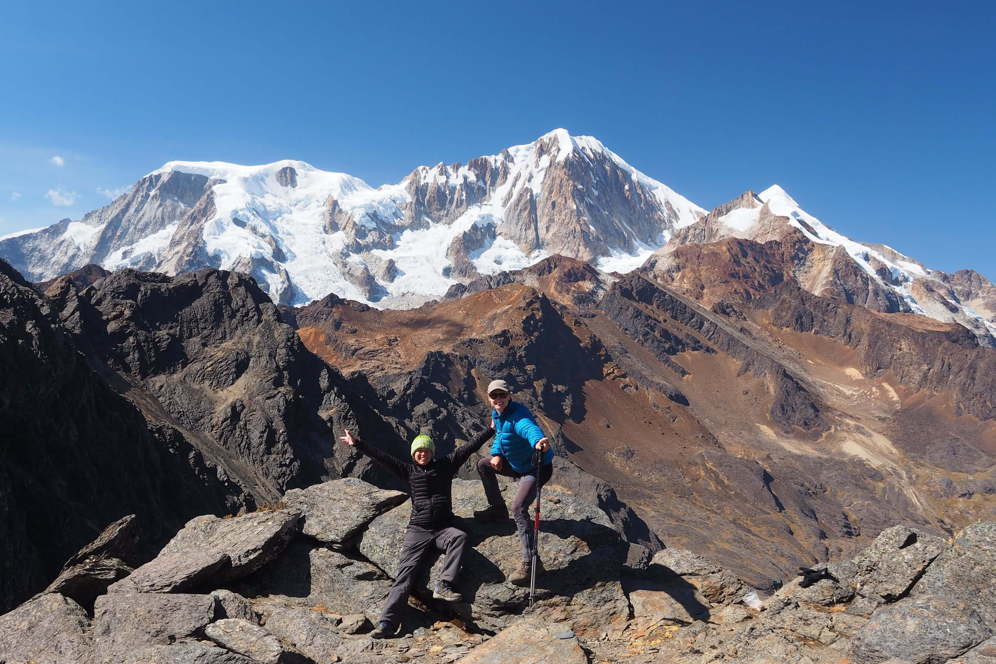 tour de l'illampu en Bolivie