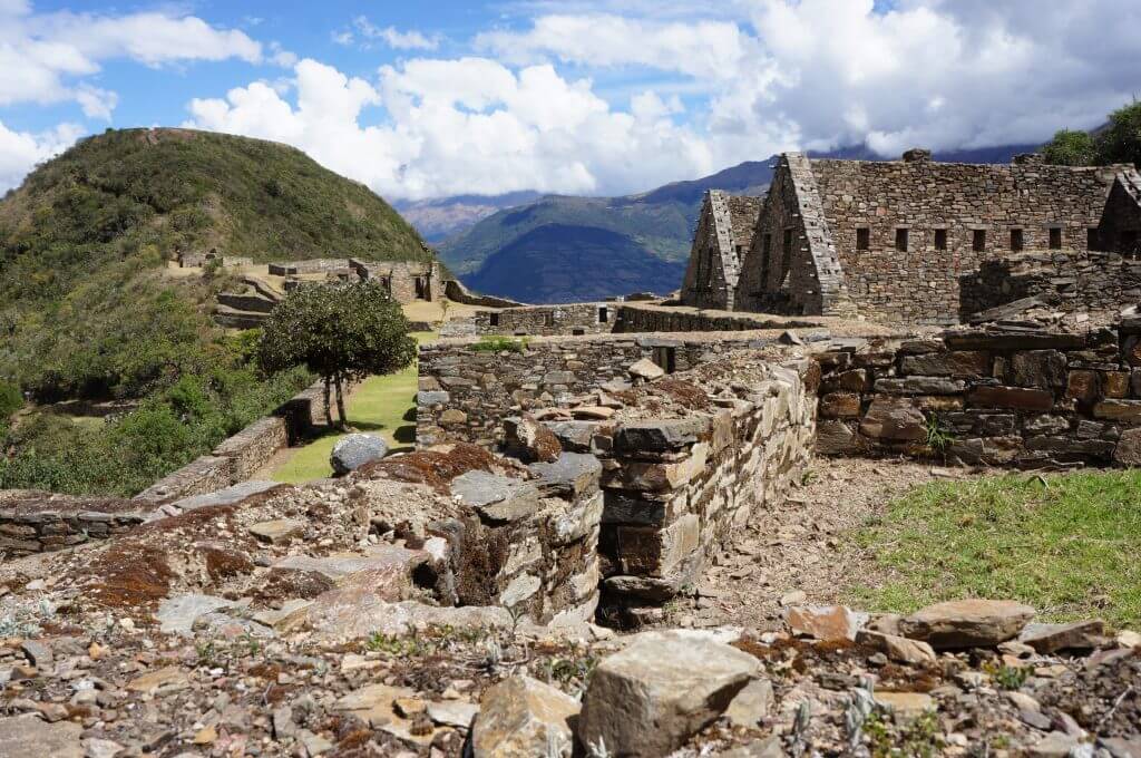 choquequirao in Peru in our trip around the world