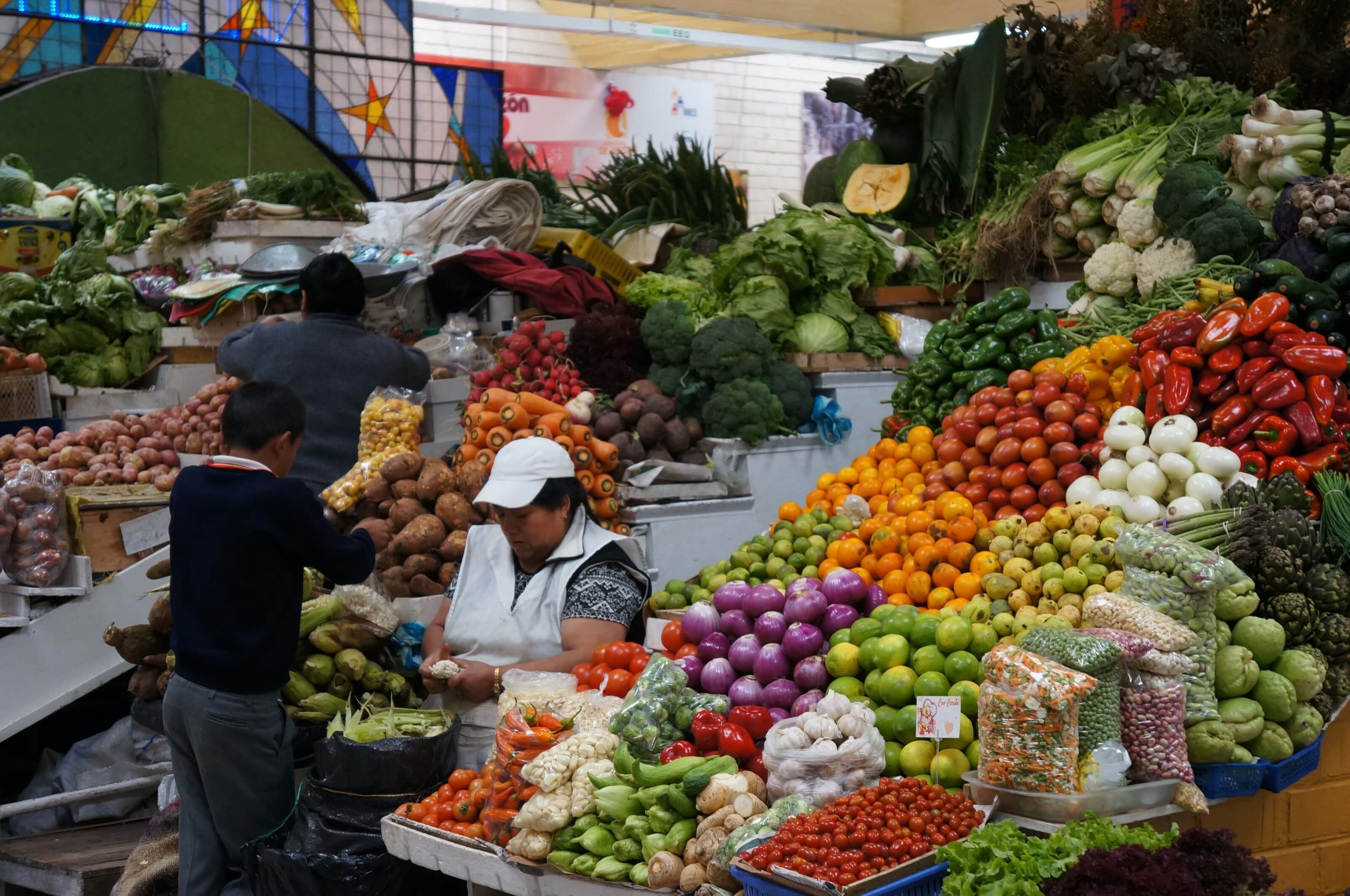marché en équateur