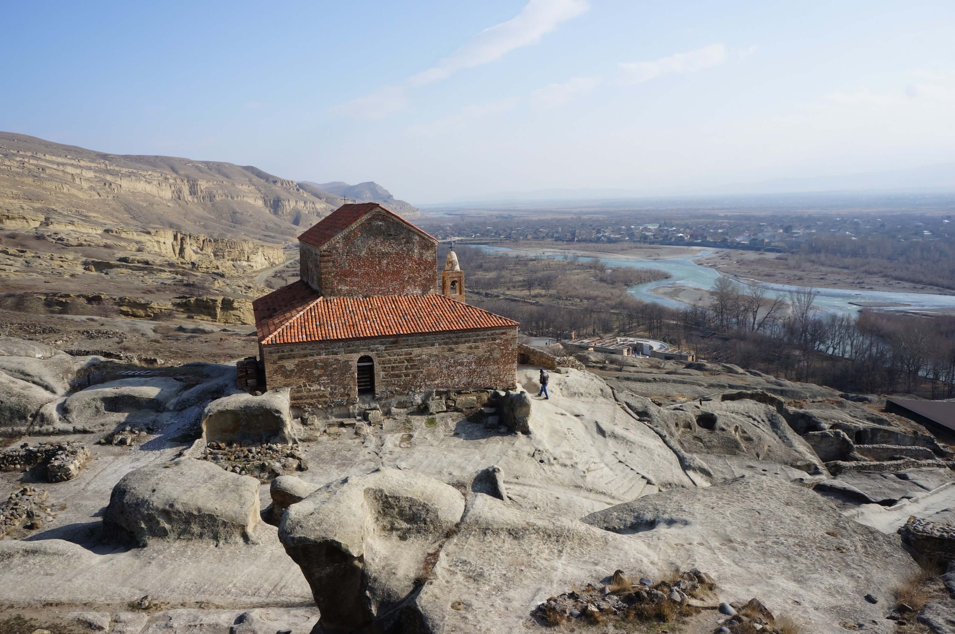 cité troglodyte en Géorgie