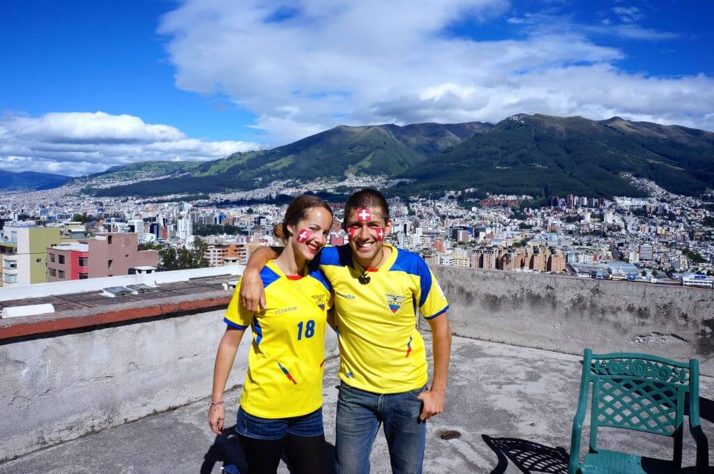 Quito en Équateur sur de notre itinéraire de voyage en couple en tour du monde