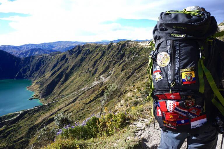 lagune de quilotoa en Equateur